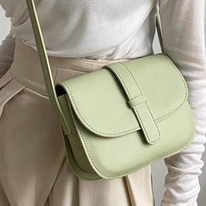 Green Crossbody bag handmade